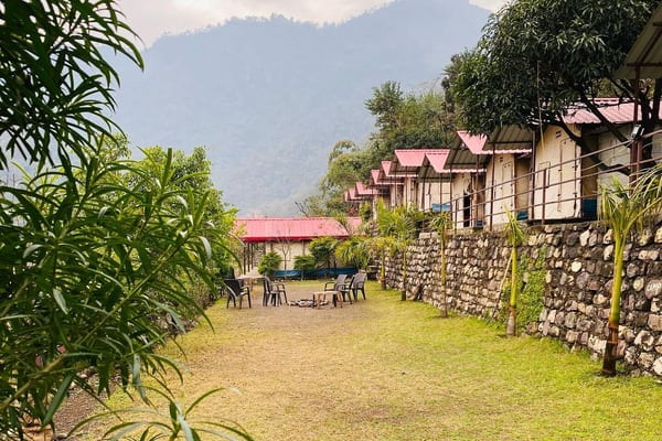 River View Pool Camp in Rishikesh